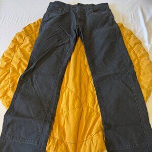 Filson Dry Tin Cloth Double-Front Work Pants | Raven Black | Men’s 32 x 34